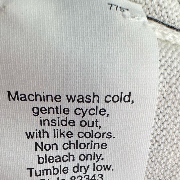 J. Crew NWT Cotton Blue Cream Striped Crocheted Sleeveless Top Blouse XL - Picture 15 of 16